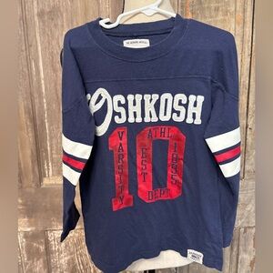OshKosh B'gosh Kids Blue and Red Long Sleeve Tee
